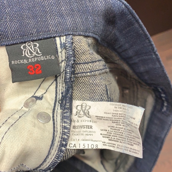 Rock & Republic Brewster Jeans size 32 - Picture 8 of 8